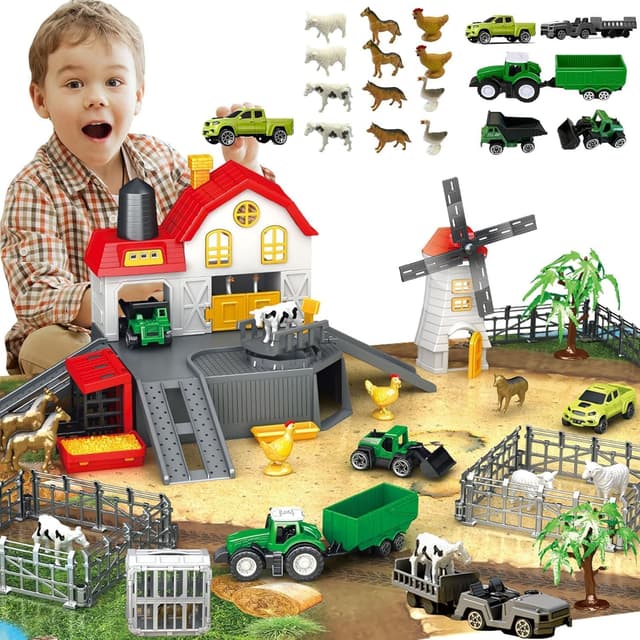 Imagen de Frontoytall Farm Toy Set 49-piece playset en OfertitasTOP