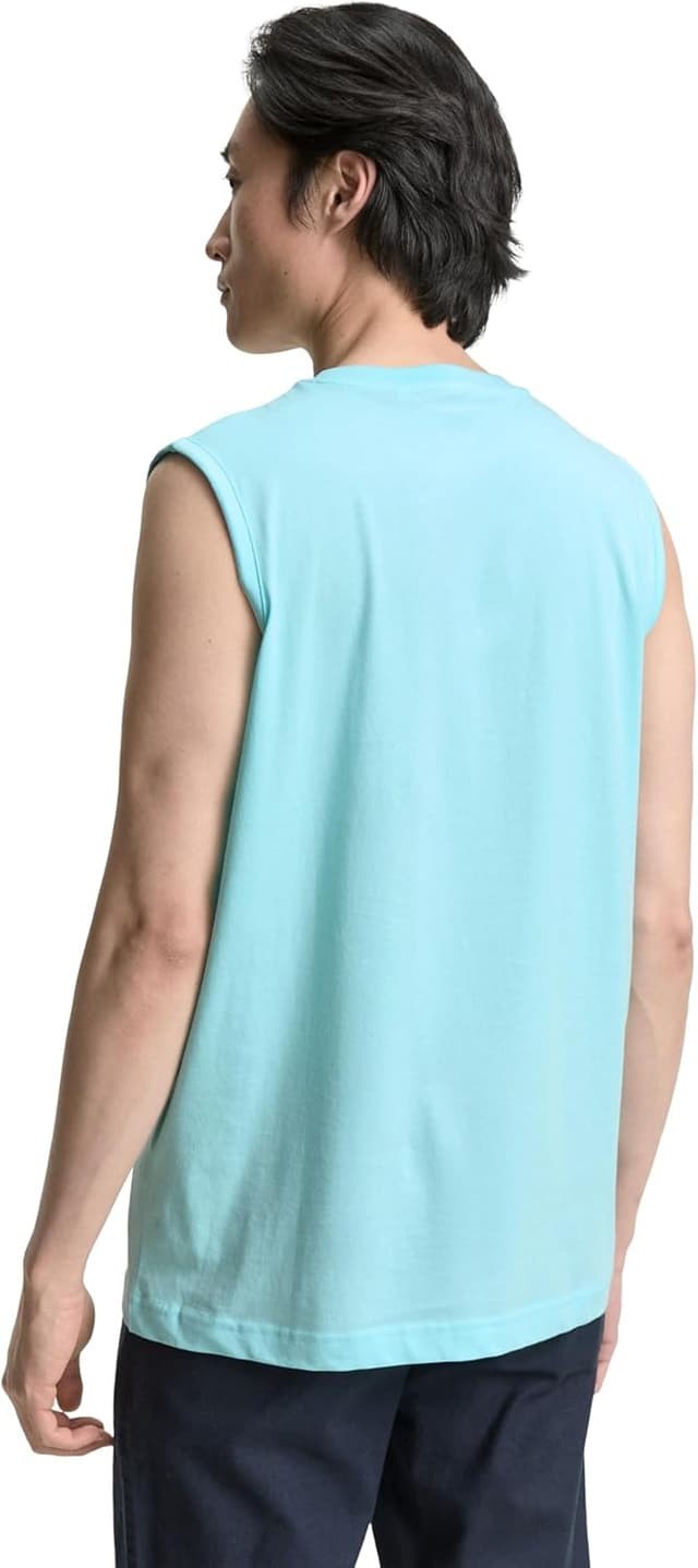 Detalle 2 de TOM TAILOR 1046790 canotta da uomo basic in jersey di cotone