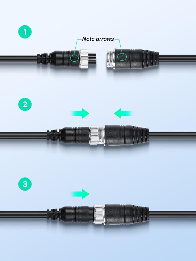 Detalle 2 de 4 Pin camera spring extension, 6m cable