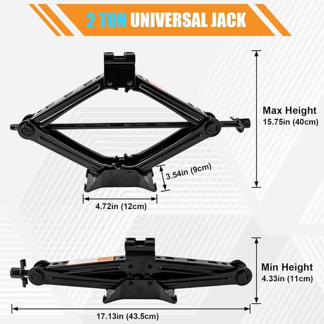 Detalle 2 de Beaiguna Portable Car Jack Kit 2 Ton
