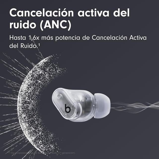 Detalle 2 de Beats Studio Buds+ Auriculares Inalámbricos con Cancelación