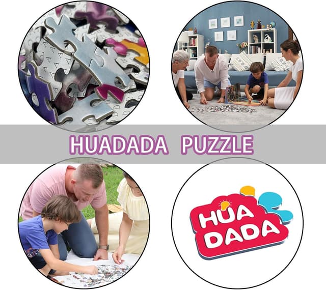 Thumbnail 6 de HUADADA Puzzle Romantische Straße 1000 Teile 🧩