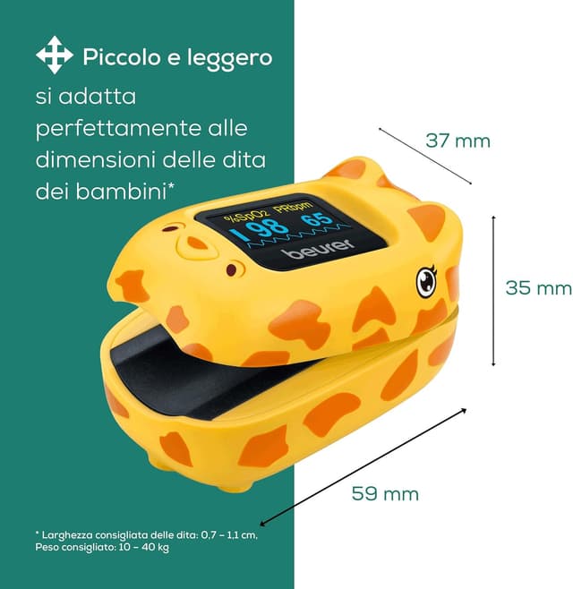 Thumbnail 2 de Beurer PO 13 Kids Pulsossimetro bambini