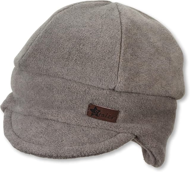 Detalle de Sterntaler Baby Jungen Mütze aus Fleece Melange mit Ohrenklappen – warme Wintermütze