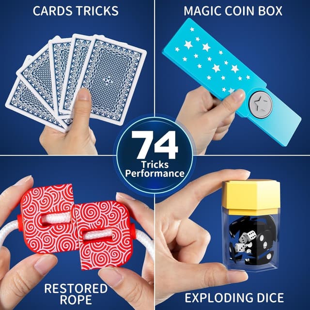 Detalle 2 de Kids magic kit 74 tricks for beginners