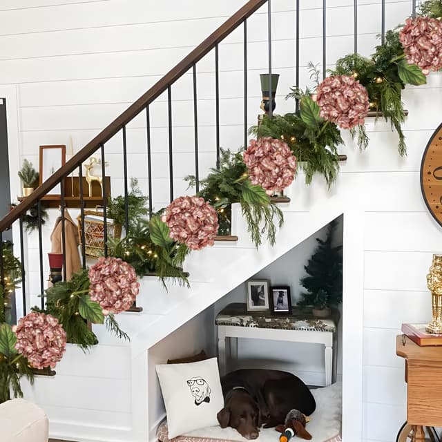 Thumbnail 6 de 23" Artificial Hydrangea Flowers 15cm Heads