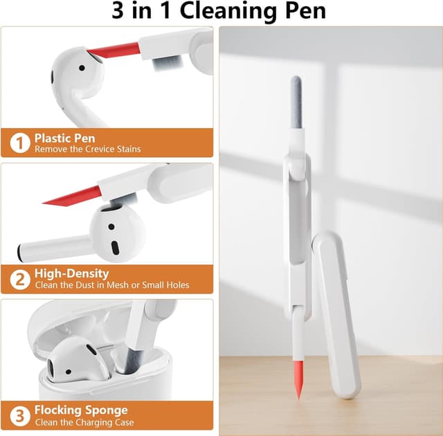 Detalle 2 de KOKOKA Coque AirPods 4, 4ᵉ génération orange