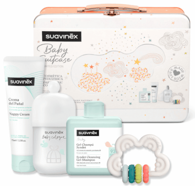 Imagen de Suavinex Canastilla Baby Cologne con gel, crema y mordedor en OfertitasTOP