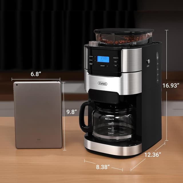 Thumbnail 5 de Gevi 10-Cup Drip Coffee Maker with Grinder
