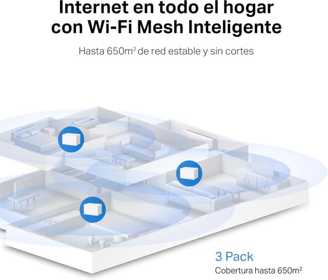Thumbnail 3 de Mercusys Halo H3000X - Router Mesh WiFi 6 AX3000 🌐