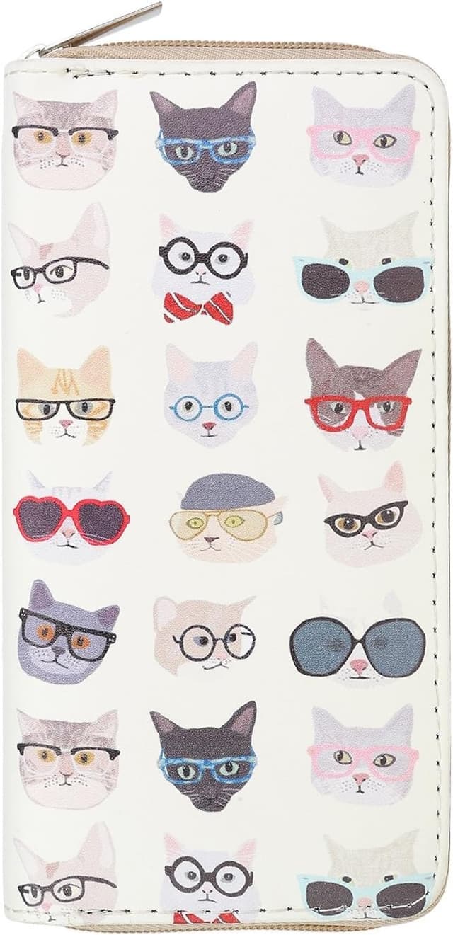 Detalle 2 de DonDon Portafoglio donna gatto e cane 19x10 cm