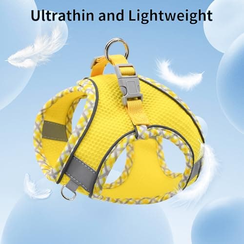 Thumbnail 5 de AIITLE Harnais et laisse pour chien, anti-traction, jaune XS ⚙