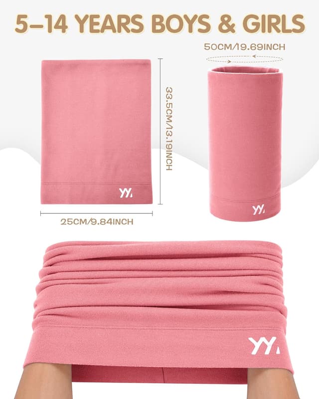 Detalle 2 de Tour de cou enfant YANIKY (fille/garçon) cache-cou doux, respirant et extensible