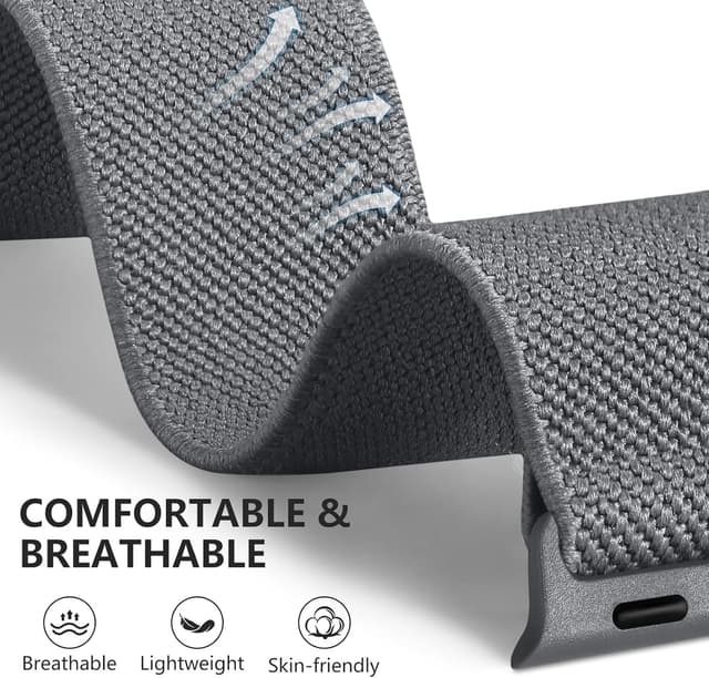 Detalle 2 de IMIVIO water-resistant nylon strap for Apple Watch 40mm