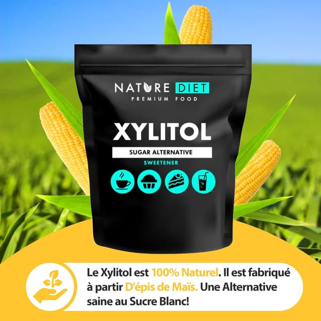 Thumbnail 3 de Nature Diet Xylitol 2x1000g Ă©dulcorant đŹ