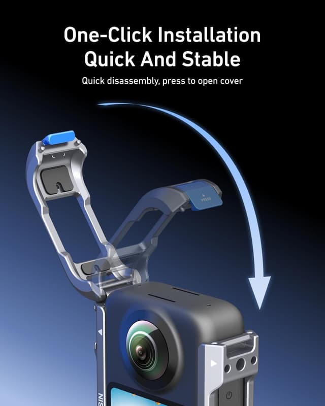 Detalle 2 de TELESIN Osmo 360 Kamerakäfig mit 1/4-Gewinde