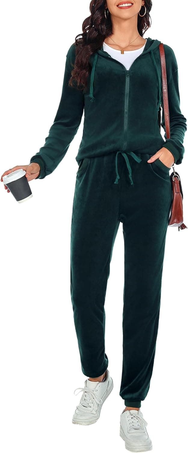 Imagen de Aottori Tuta Donna Velluto Ciniglia Invernale 🎽 en OfertitasTOP