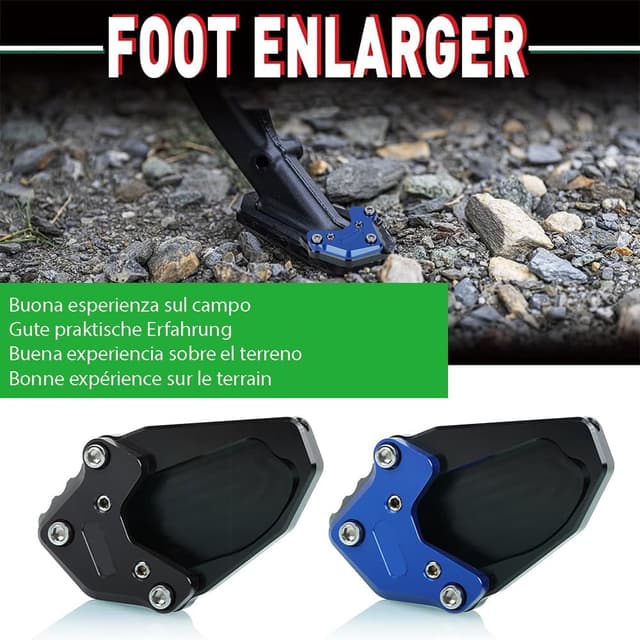 Thumbnail 4 de ZHUOWU R1300GS Erweiterungsplatte Seitenständer Blau