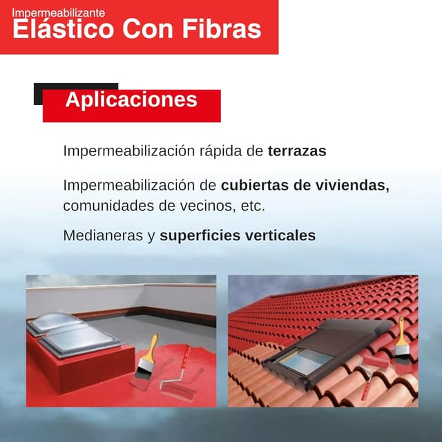 Thumbnail 5 de fischer - Pintura Impermeabilizante Resistente al Agua y Exteriores 🏠