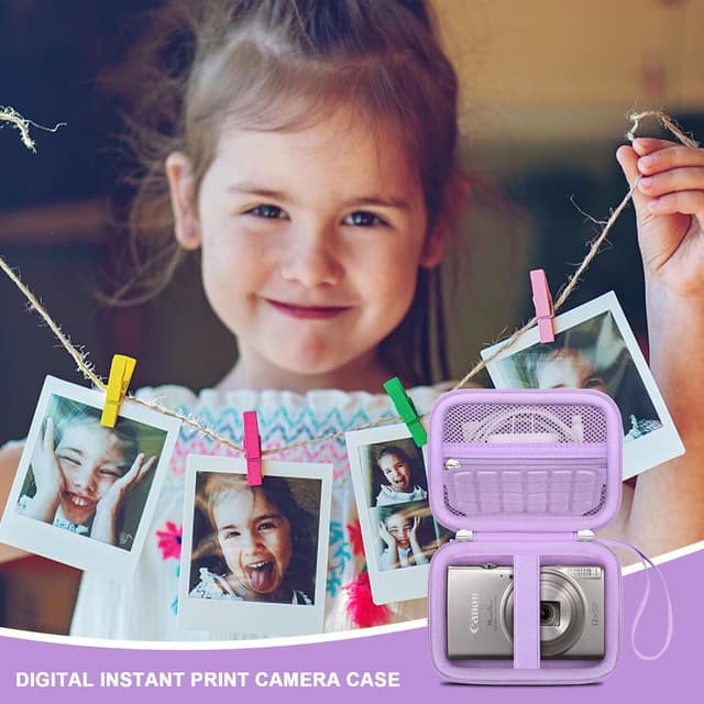 Thumbnail 6 de Canboc carrying case for Canon IXUS 185/285 and Sony DSC-W830/W800 (purple, case only)