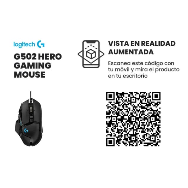 Detalle 2 de Logitech G502 Hero Ratón gaming 25.600 DPI