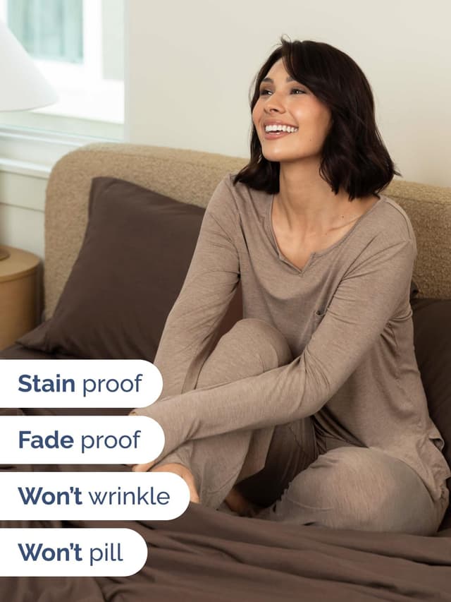 Detalle 2 de Queen Deep Pocket Microfiber Sheet Set 21in