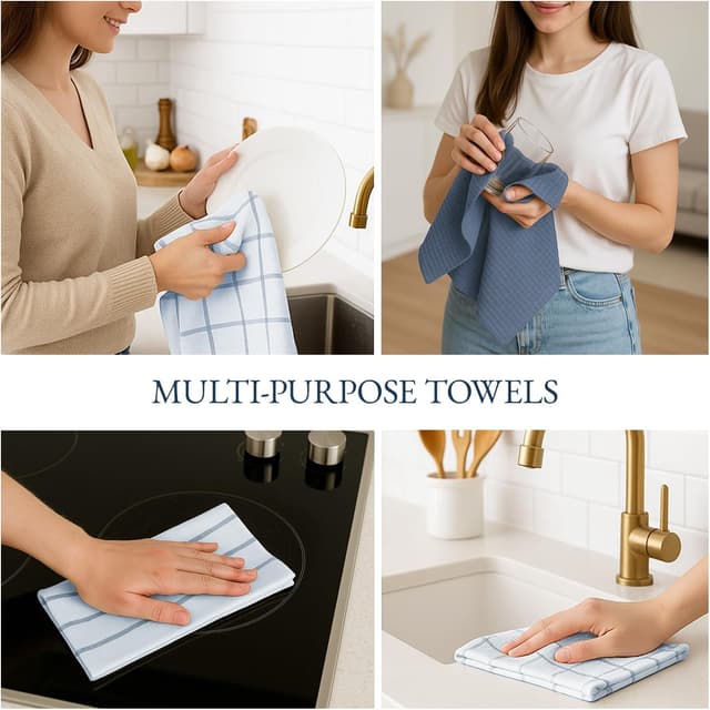 Thumbnail 5 de LANE LINEN Kitchen Towels 18x28 6 Pack