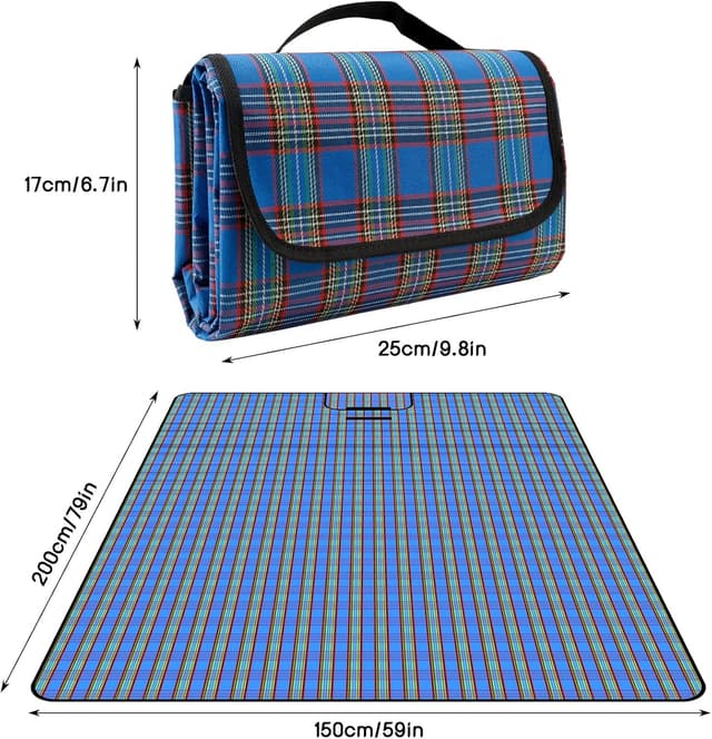 Detalle 1 de SOMIYAMI picnic blanket 150 x 200 cm