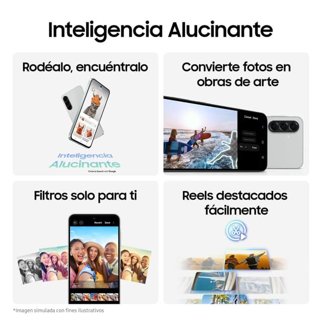 Thumbnail 2 de Samsung Galaxy A56 5G Smartphone 8GB/128GB, 6.7" AMOLED