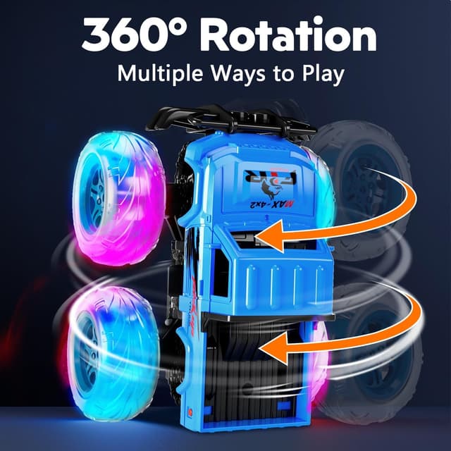 Thumbnail 4 de Winstico 2 Pack Monster Truck light-up cars for toddlers