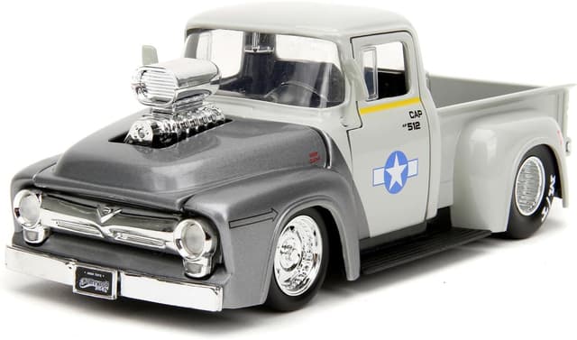 Thumbnail 4 de Jada Toys Street Fighter 1956 Ford Pickup (1:24) – Die-cast Modell mit Öffnungsdetails