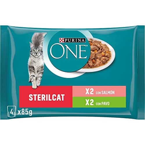 Detalle de PURINA ONE Sterilcat Comida húmeda para gato esterilizado, 48 sobres 🐱