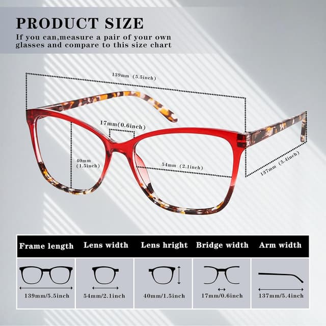 Detalle de Dolarosey Blue Light Reading Glasses 3 Pack