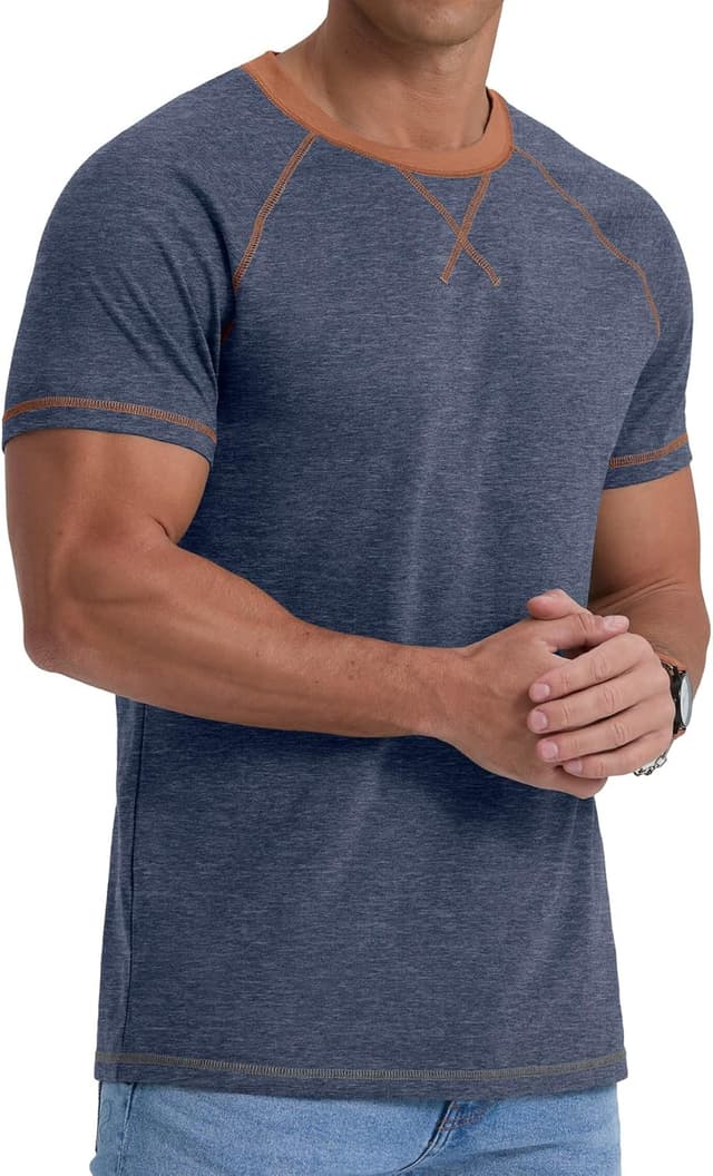 Detalle 2 de QIXING T-Shirt aus Baumwolle 95%