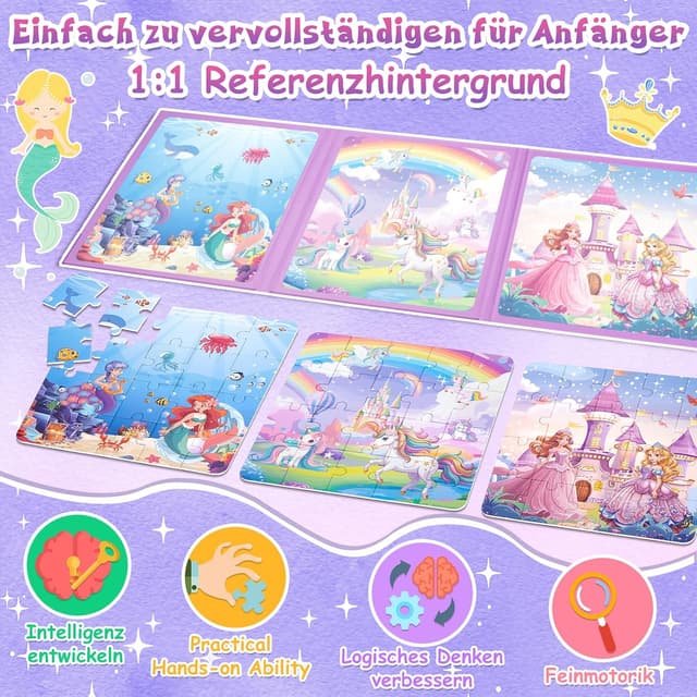 Thumbnail 3 de Dikence Magnet Puzzle Spielzeug 7.1x7.1 Zoll