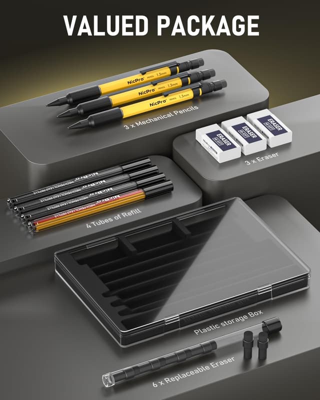 Thumbnail 4 de Nicpro Matite falegname 1,3 mm ✏