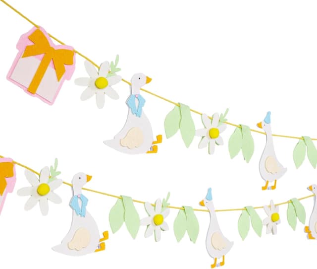 Detalle de SUNBEAUTY Gänse-Banner Girlande für 3,5 m