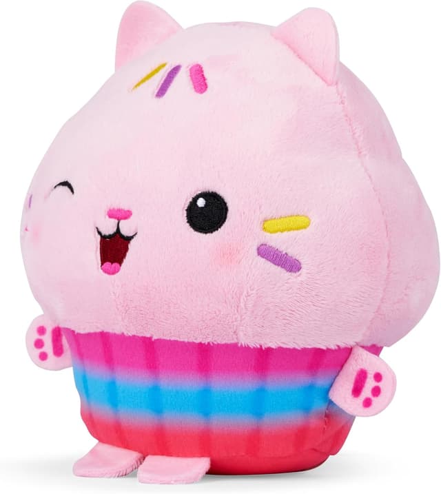 Detalle 2 de Schmidt Spiele 42800 Gabby’s Dollhouse: Cakey-Expression in peluche rosa