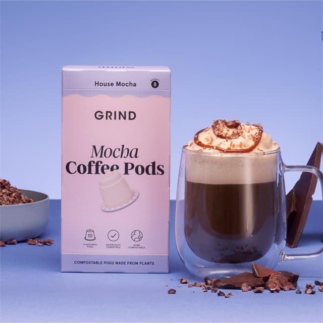 Thumbnail 5 de Grind Mocha Coffee Pods 60-pack, 100% Arabica