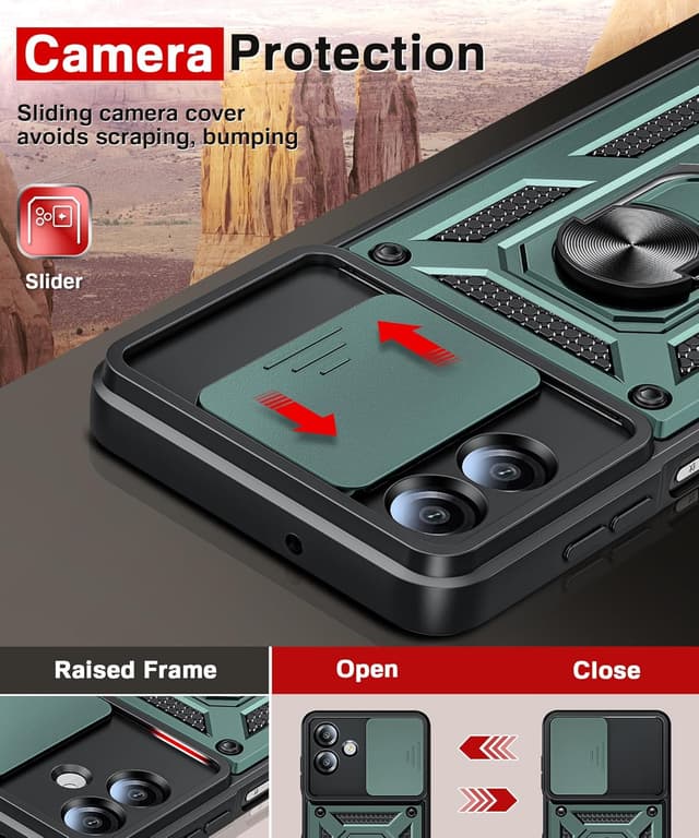 Thumbnail 3 de LeYi Galaxy A07 rugged case with camera slider