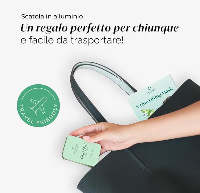 Detalle de PLANTIFIQUE Gua Sha Viso in Giada (Gua Sha Jade) per massaggio rassodante e drenante