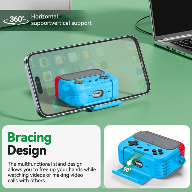 Detalle de Inesore AirPods Pro 3 Case Cover with Cleaner Kit, Lock & Phone Support (2025) - Console Game Style