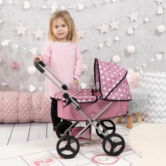 Detalle 2 de Bayer Design 14976AA Carrozzina pieghevole per bambole con cestino integrato (fino a 46 cm)