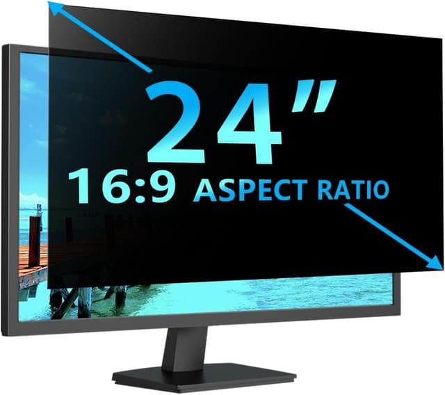 Detalle de STARY 24 Inch privacy screen filter for 16:9