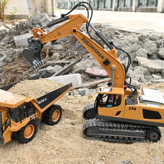Detalle 2 de KidsFaves Excavator Remote Toy, 680°