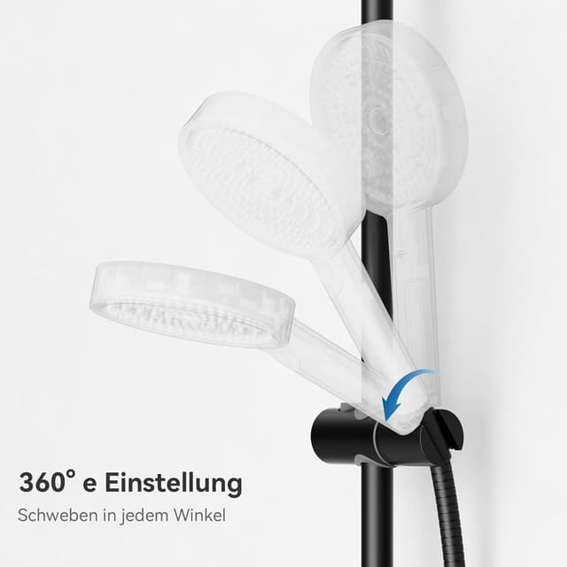 Thumbnail 4 de Auralum Asta doccia 65 cm saliscendi in acciaio inox