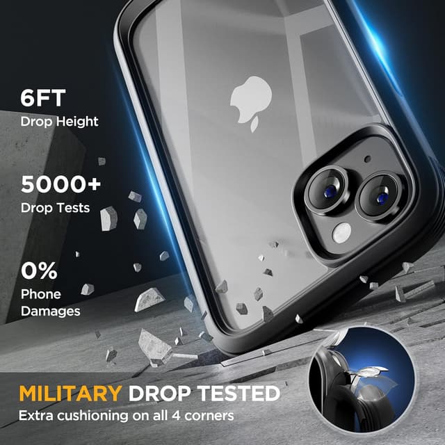 Thumbnail 4 de Miracase iPhone 14 clear case 6.1-inch