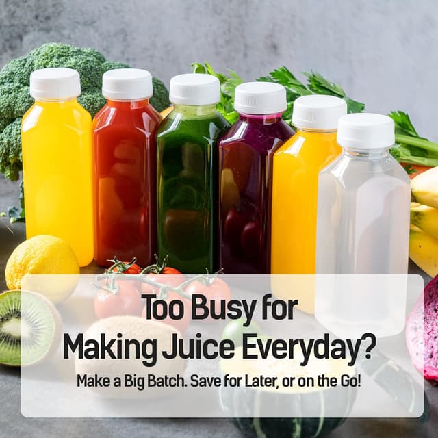 Thumbnail 6 de Norcalway 12oz Juice Bottles with Caps