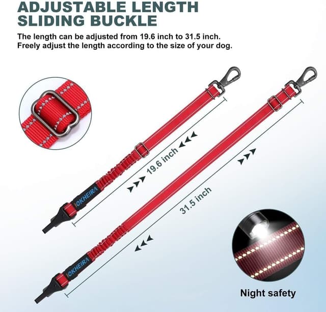 Thumbnail 4 de IOKHEIRA Hunde Sicherheitsgurt Auto 50–80 cm