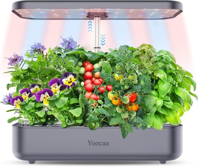 Imagen de Yoocaa 12-Pod Hydroponics Growing System 19.4 en OfertitasTOP